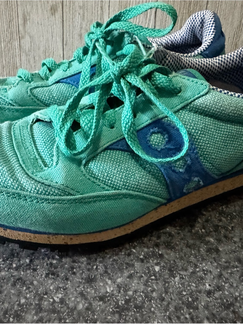 Saucony Teal and Navy Women's Athletic Sneakers